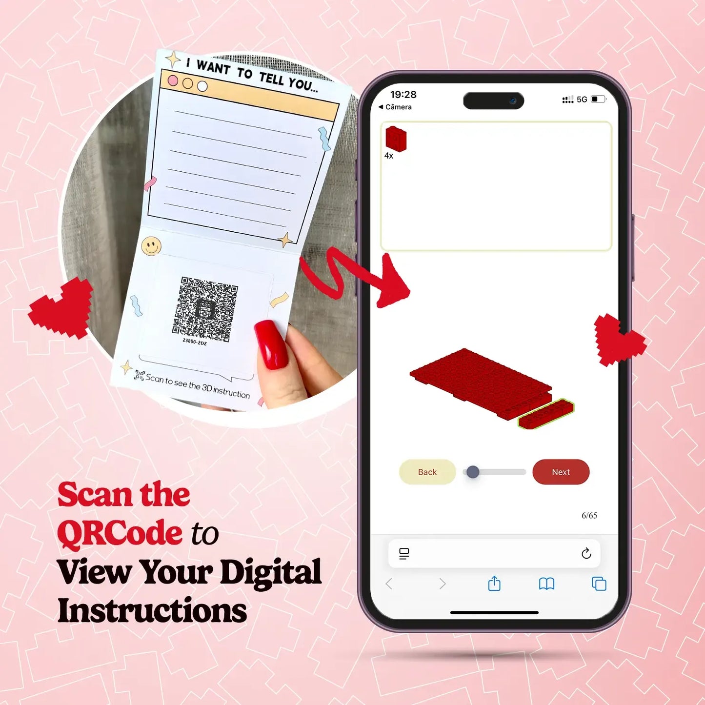 ValentieBricks™ Custom Brick Figures Set