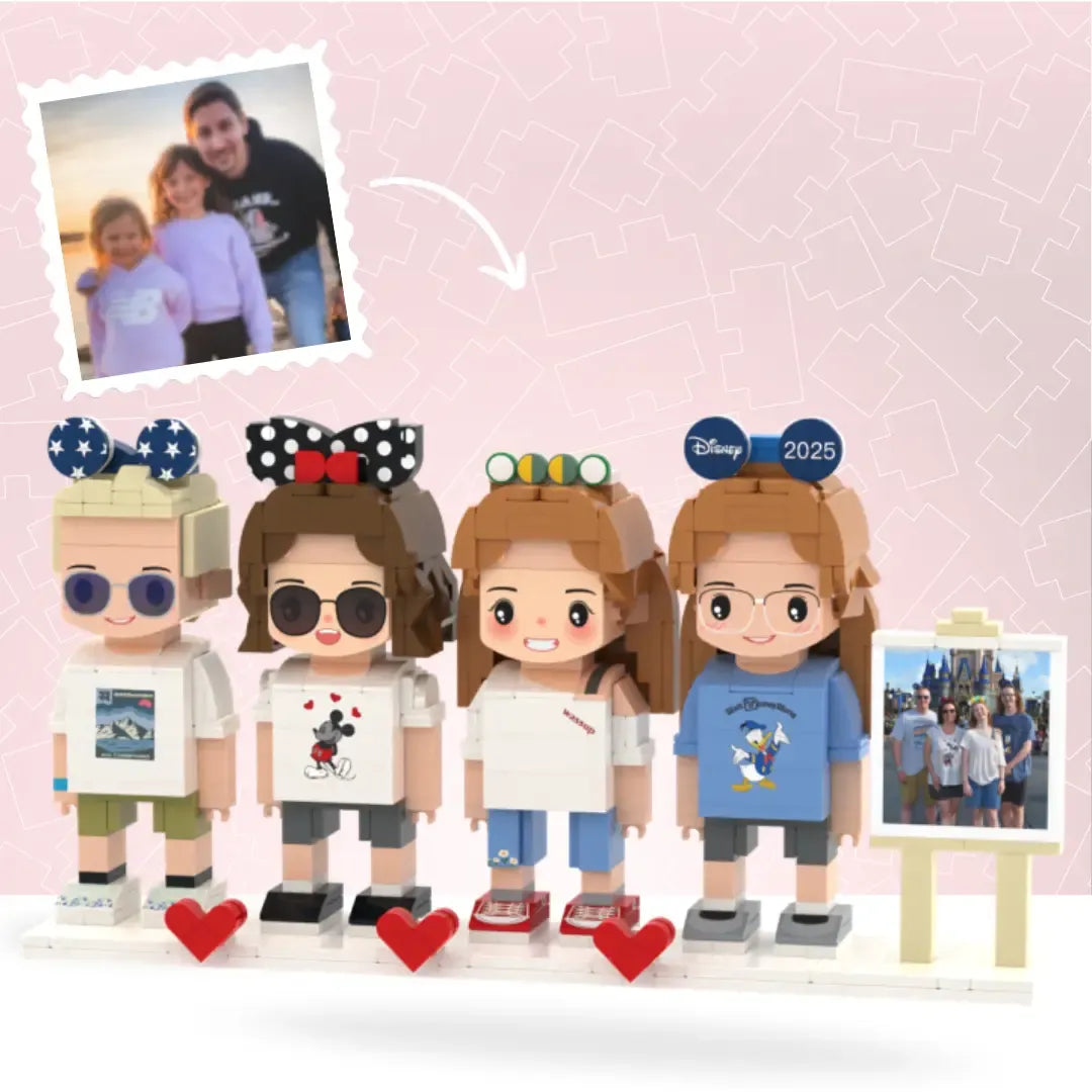 ValentieBricks™ Custom Brick Figures Set